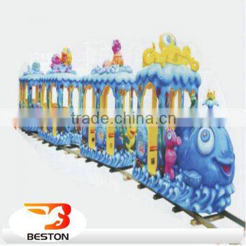 New design kids track game kids amusement park track train for sale