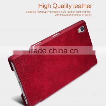 Nillkin new arrived classic stylish leather case For Sony xperia z5