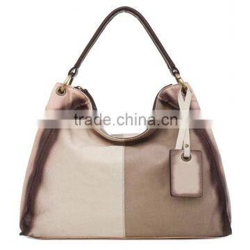 MD6040 Gradually changing colors leather bag hot selling ladies genuine leather hobo bag