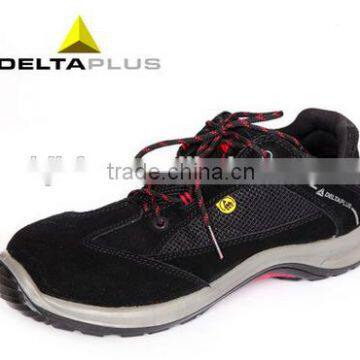 Low-cut suede split leather ESD anti-static level oil-resistant safety shoes