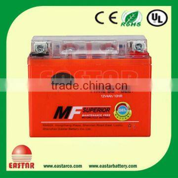 China Factory OEM MF 12V 3ah Motorcycle battery With CE