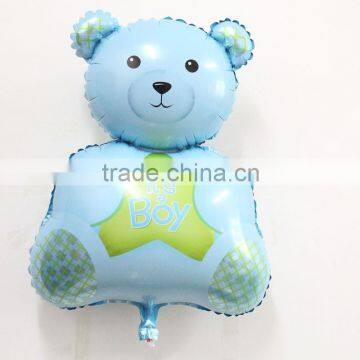 76*49cm baby bear foil balloons babybirthday decorations it's a boy ballons