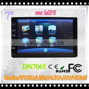 LCD display car MP5 with bluetooth/radio/tv/usb/sd/aux functions DN7065