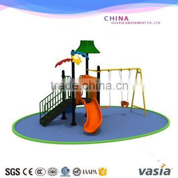 Huaxia Vasia brand kids outdoor garden swing with slide