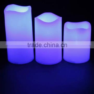 flamless remote pillar LED candle