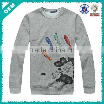 2014 hot sale new design long sleeve direct to garment printer for men in China garment factory (lyt030006)