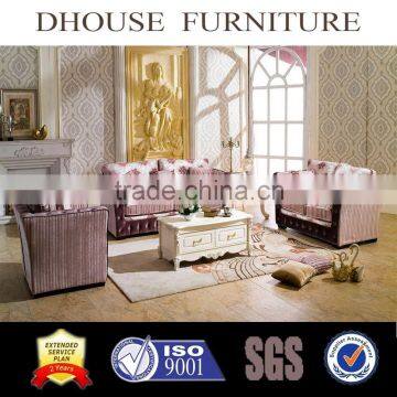 2015 italian new classical fabric sofa set design AL025