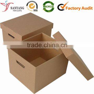 Custom print and office file use corrugated paper box container