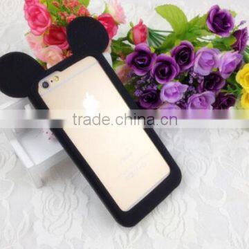 Micky Mouse Ear Silicone iphone6 cell case