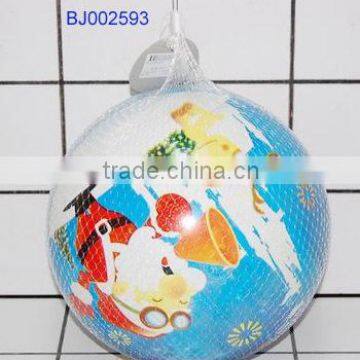 Funny Christmas toy 9 inch Santa large inflatable ball