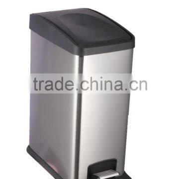 12L STAINLESS STEEL TRASH BIN