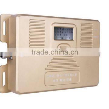 global frequency dual band 1800&2100mhz mobile gsm signal amplifier with LCD display