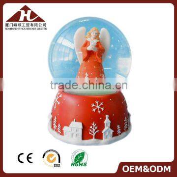 4IN Angel snow ball for Christmas with led light