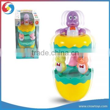 LS3404316 kids BO musical plastic penguin tumbler toy