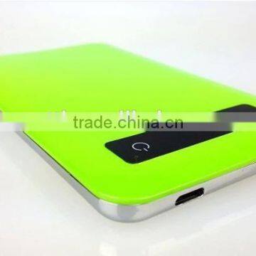 ultra-thin Portable touch screen mobile power bank battery charger 4000mAh