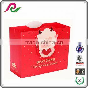 low cost christmas decoration gift bag paper bag packaging