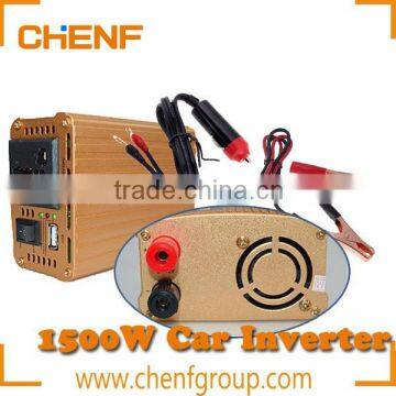 CE Approval Cheaper Cigarette Lighter Modified sine wave car power inverter 1500w 12V/24V