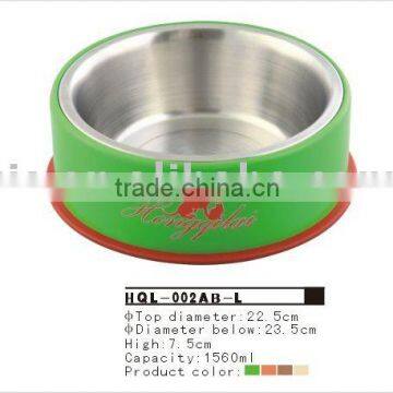 stainless steel pet bowl