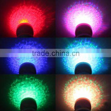 Best Selling 8 Brightness Model Color Changing Ocean Wave Night Light Projector With Music Player