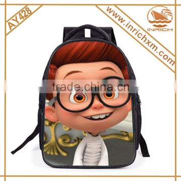 Fashion Wholesale Custom Printed Promotion kids school bag 2016