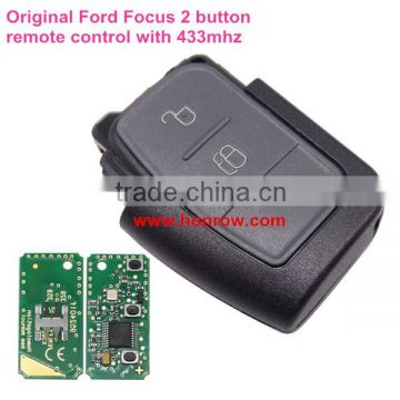 Original Ford Focus 2 button remote control with 433mhz for ford car key