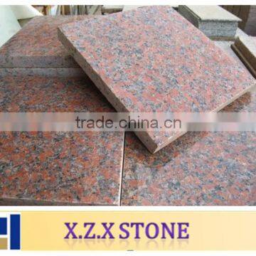 85 degree up high polished chinese g562 red granite tile