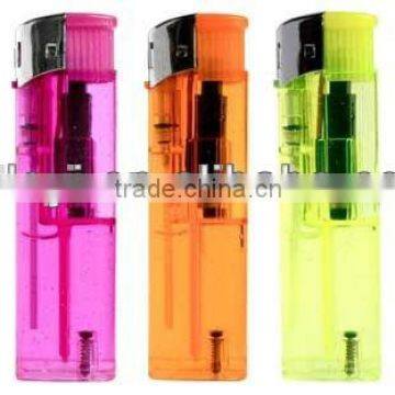 Good Quality Refillable or Disposable Transparent Electric Lighter