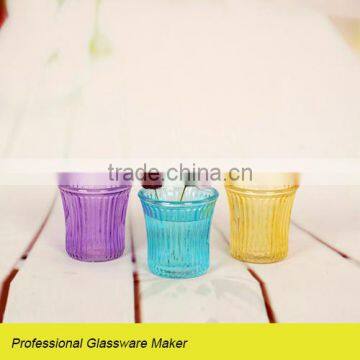 nice colored glass flower pot cheap glass flower pot