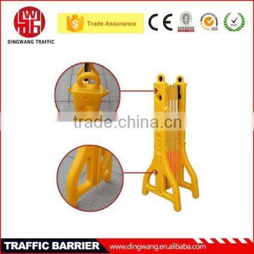 DINGWANG Manual Yellow Flexible Road Floding Barricade