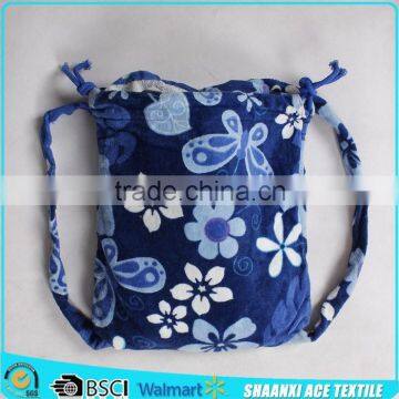 Magic blue flower printing cotton Towel beach Bag beach towel surf bag