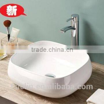 LELIN latest super thin,slim art ceramic basin lavatory bowl sink bathroom vanity wash basin