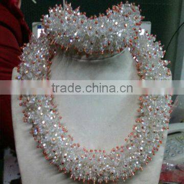 Dedicated Coral Beads Necklace Jewelry Set/aso Ebi Jewelry Set/fashion Jewelry for Women photo-2