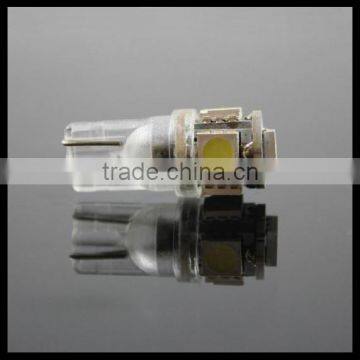 12V-30V LED Car Lights T10-5SMD 5050 chip 501 T10 W5W 194 168 auto bulb