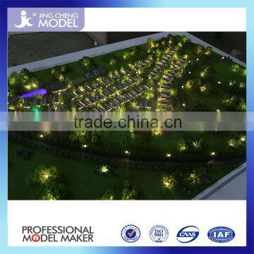 Architectural maquette with LED lighting by China manufactural