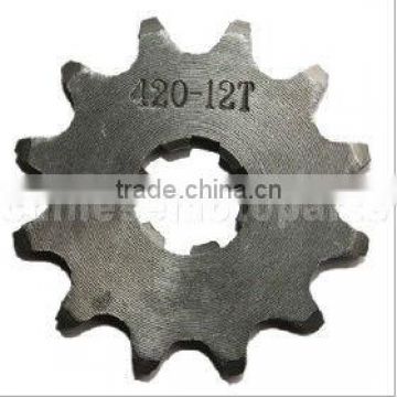 420 12-Tooth 17mm Engine Sprocket for 50cc-125cc ATV, Dirt Bike