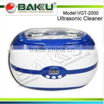 2014 New design stainless steel digital ultrasonic cleaner with transparent top cap (VGT 2000 )