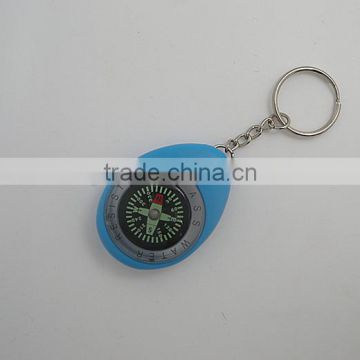 Mini body pocket compass with keychain