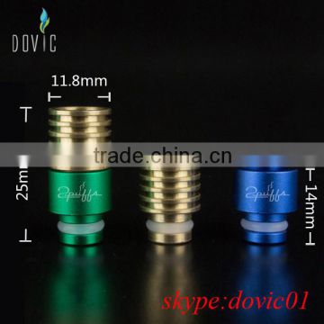 510 drip tips with brass and aluminum material