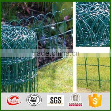 Pvc fence, Economical green garden border wire fencing