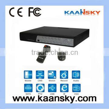 8CH H.264 Digital Video Recorder / CCTV Security DVR / DVR with Network & Smart Phone View