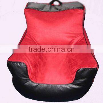 Classic Faux Leather Beanbag Arm Chair