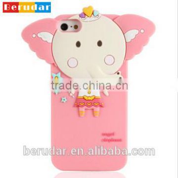 Univeral silicone cartoon mobile phone case for iphone 5s