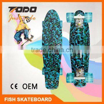 Custom Complete Mini Fish Cruiser Skateboard photo-4