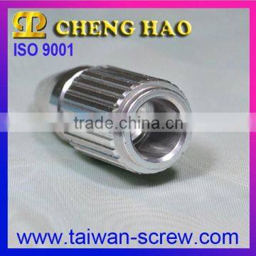 Customized CNC Turning Aluminum Knurled Pin