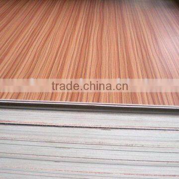 Teak grain matt finish polyester plywood