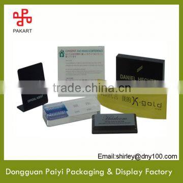 CITYBANK logo block Acrylic block sign holder for wholesale