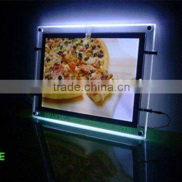 Super slim crystal LED light box