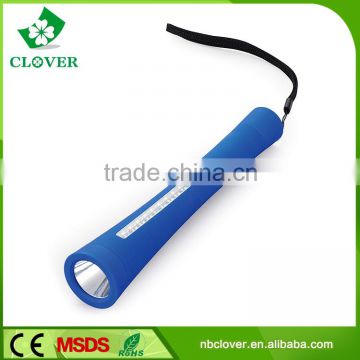 2015 high power 1W+10 LED plastic chinese led flashlight