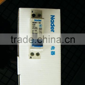 Low power high interrupting capacity miniature circuit breaker