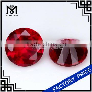 Good Sell Round Shape Gemstones 10 mm 5# Ruby Synthetic Ruby Price